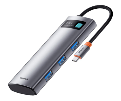 Hub USB Baseus Metal Gleam Series 7-in-1